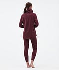 Snuggle W Pantalon thermique Femme 2X-Up Burgundy, Image 4 sur 7