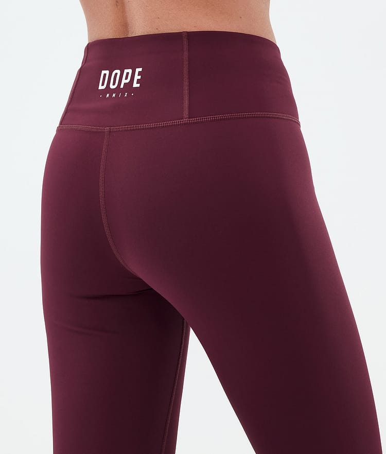 Snuggle W Legginsy Termoaktywne Kobiety 2X-Up Burgundy, Zdjęcie 6 z 7