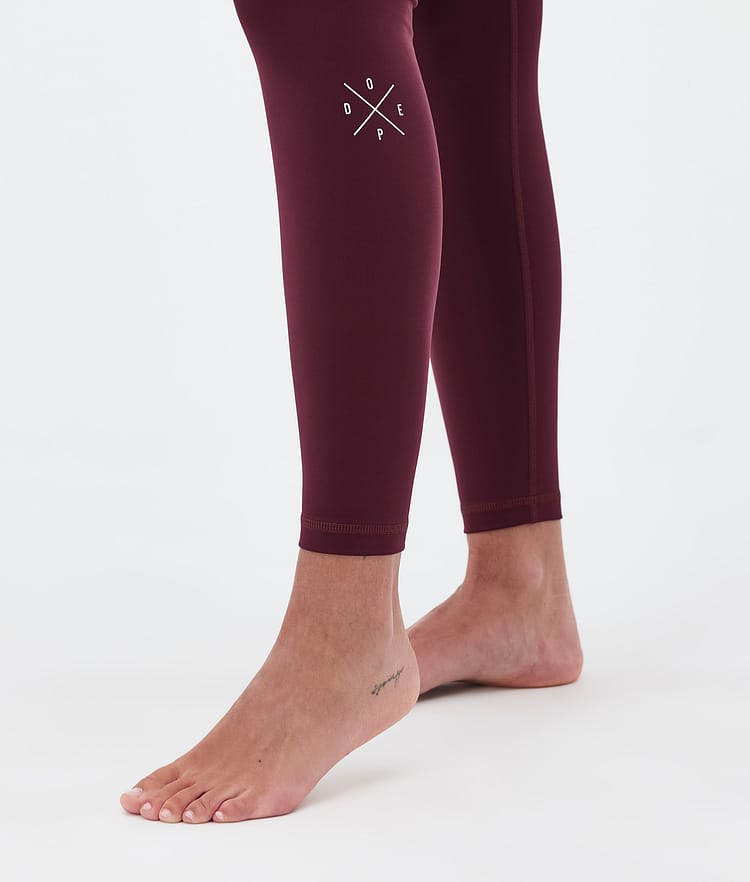 Snuggle W Legginsy Termoaktywne Kobiety 2X-Up Burgundy, Zdjęcie 7 z 7