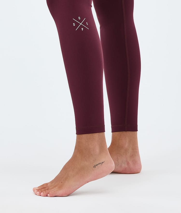 Snuggle W ベースレイヤーパンツ レディース 2X-Up Burgundy, Image 7 of 7