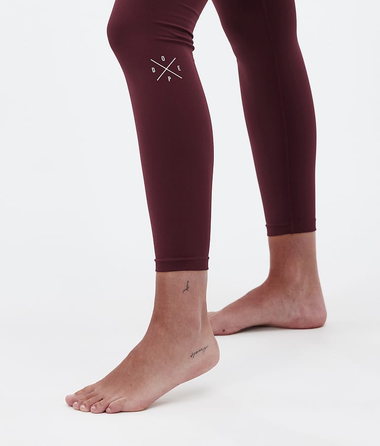 Snuggle W Pantalon thermique Femme 2X-Up Burgundy, Image 7 sur 7
