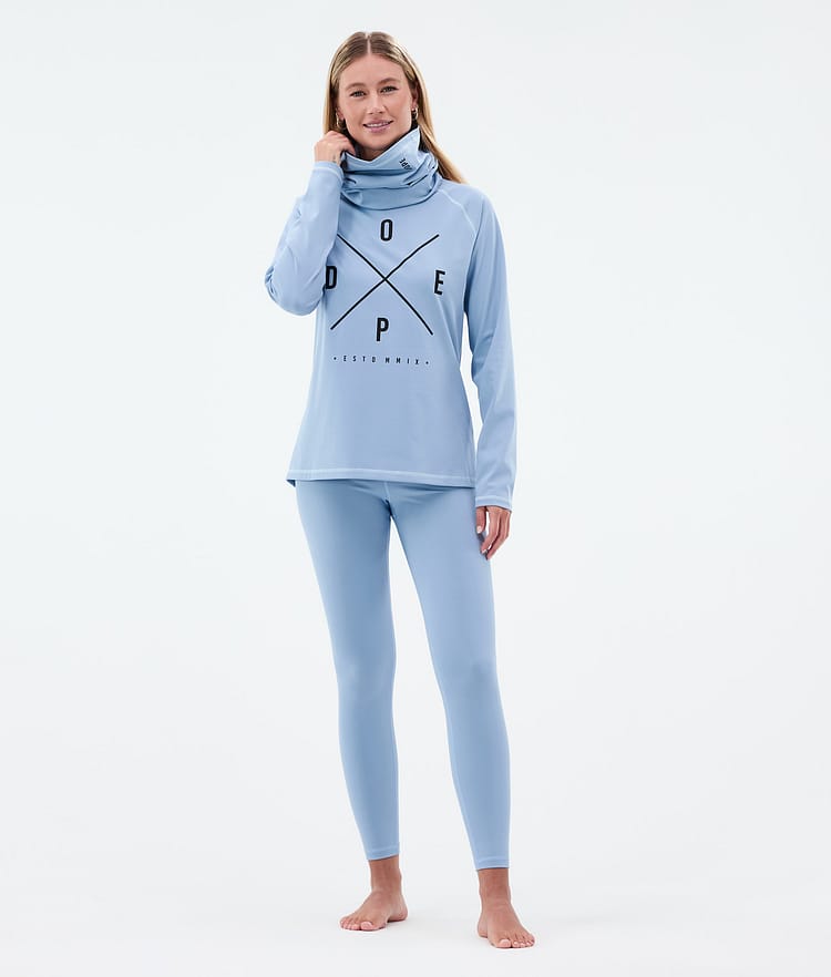 Snuggle W Pantalon thermique Femme 2X-Up Light Blue, Image 3 sur 7