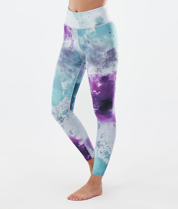 Snuggle W Baselayer tights Dame 2X-Up Spray Green Grape, Billede 1 af 7