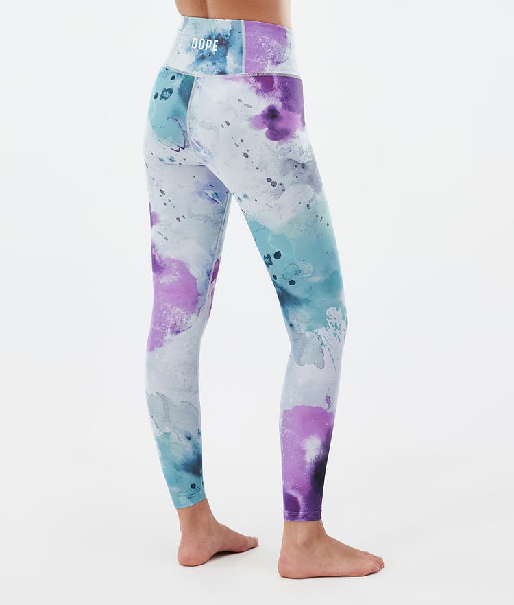 Snuggle W Baselayer tights Dame 2X-Up Spray Green Grape, Billede 2 af 7