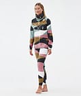 Snuggle W Base Layer Pant Women 2X-Up Shards Gold Muted Pink, Image 3 of 7