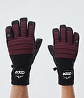 Ace Ski Gloves Burgundy