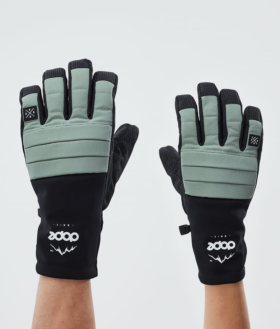Ace Ski Gloves Faded Green