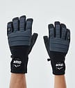 Ace Ski Gloves Men Metal Blue