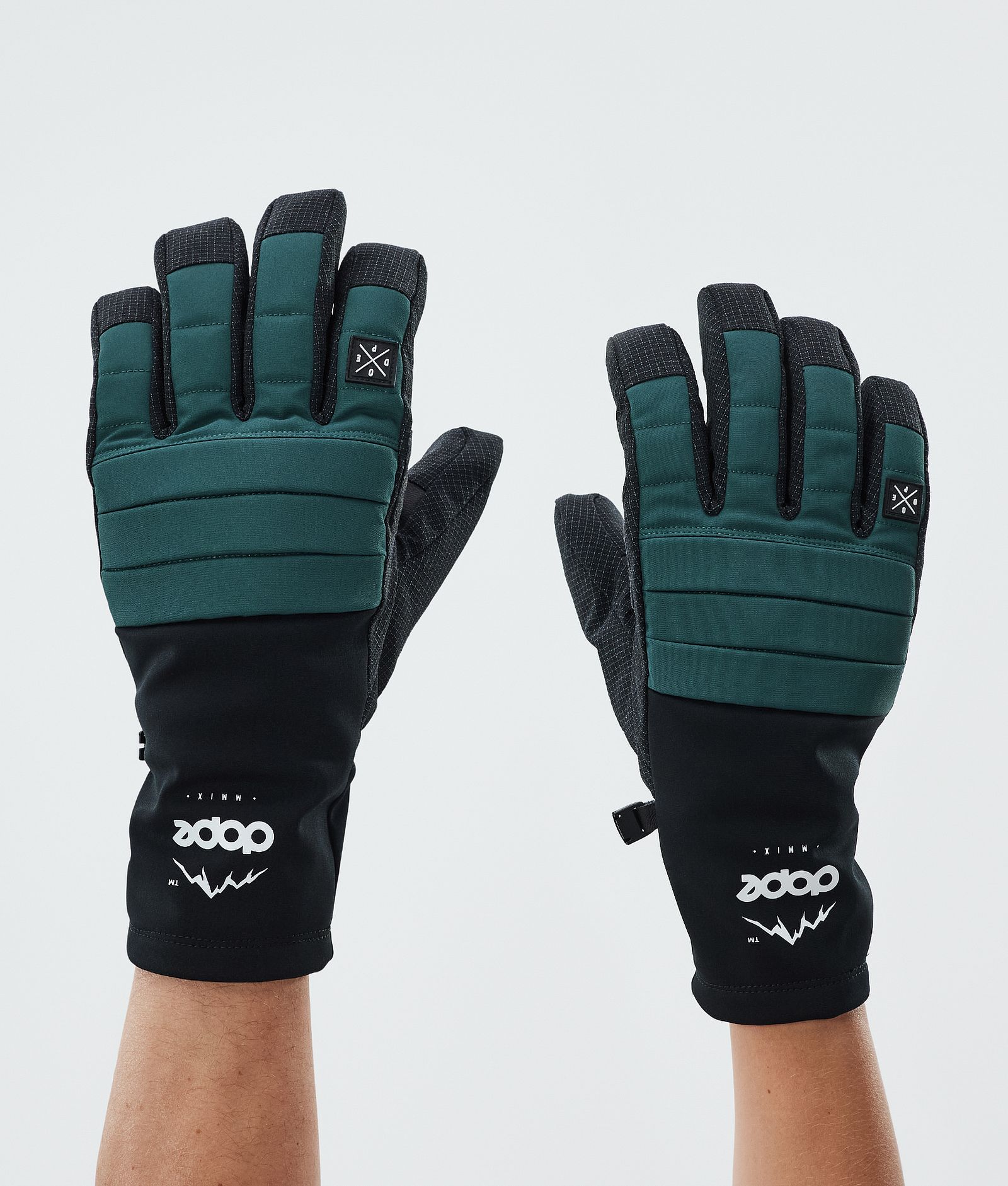 Ace Ski Gloves Bottle Green, Image 1 of 5