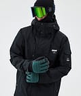 Ace Ski Gloves Bottle Green, Image 3 of 5