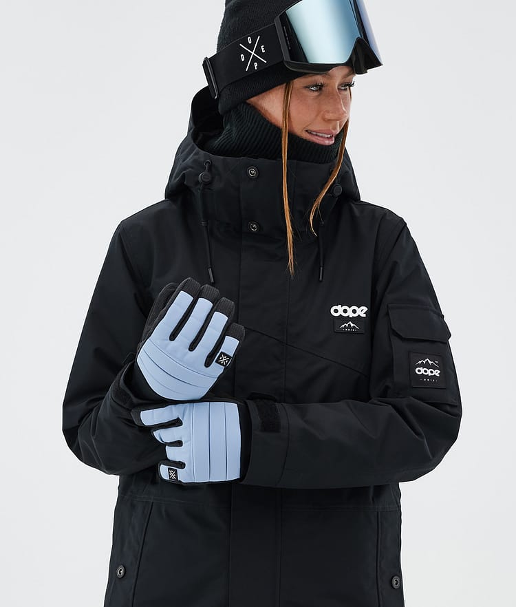 Ace Ski Gloves Light Blue, Image 3 of 5
