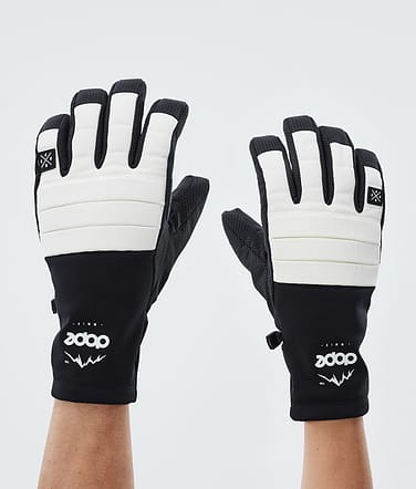 Ace Ski Gloves Old White