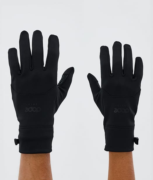 Power スキーグローブ Black/Black