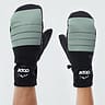 Dope Ace Snow Mittens Faded Green
