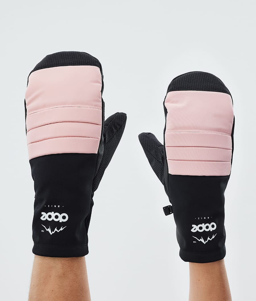 Ace Snow Mittens Soft Pink