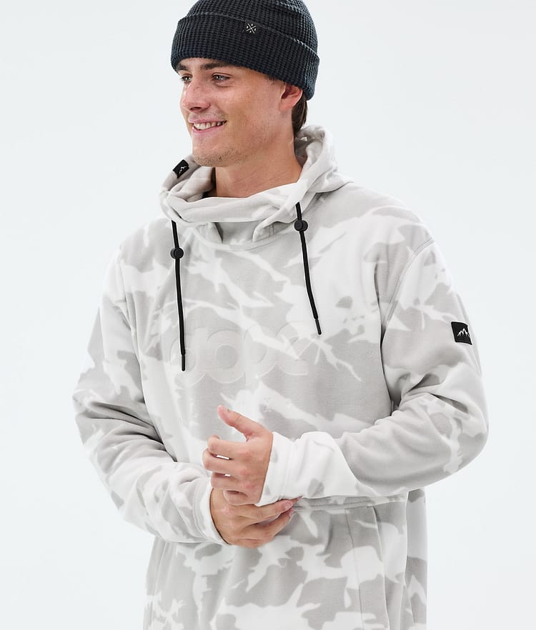 Cozy II Fleece Hoodie Men Grey Camo, Image 2 of 7
