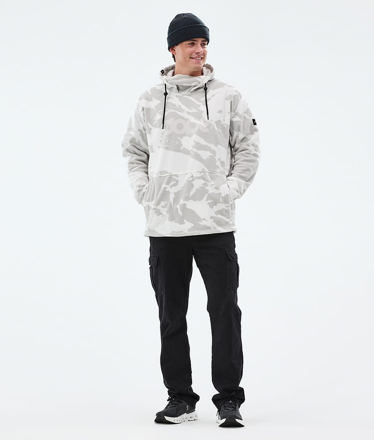Cozy II Fleece Hoodie Men Grey Camo, Image 3 of 7