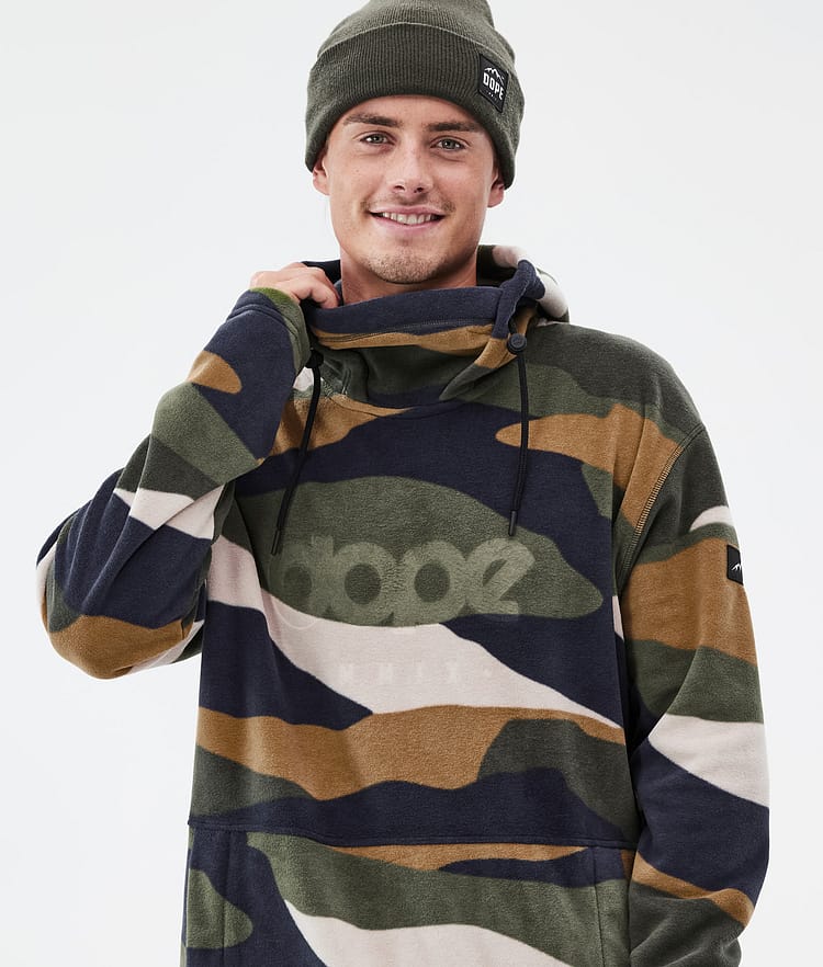 Cozy II Fleece Hoodie Herren Shards Gold Green, Bild 2 von 7