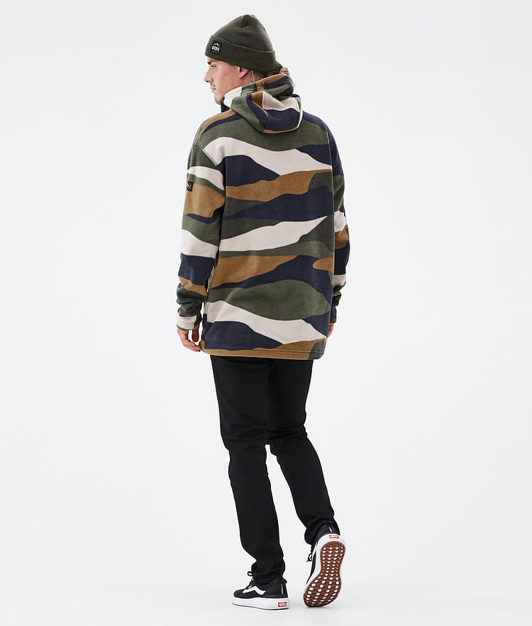 Cozy II Fleece Hoodie Herren Shards Gold Green, Bild 4 von 7