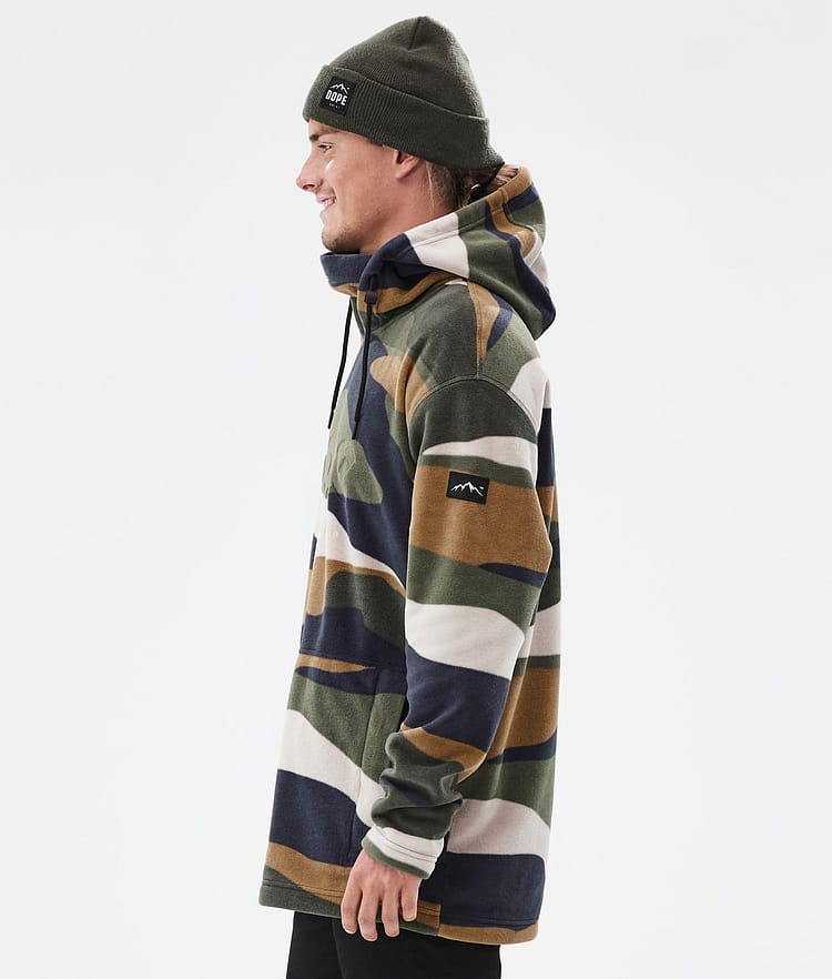 Cozy II Fleece Hoodie Herren Shards Gold Green, Bild 5 von 7