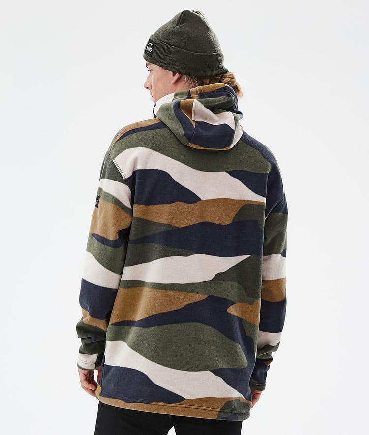 Cozy II Fleece Hoodie Herren Shards Gold Green, Bild 6 von 7