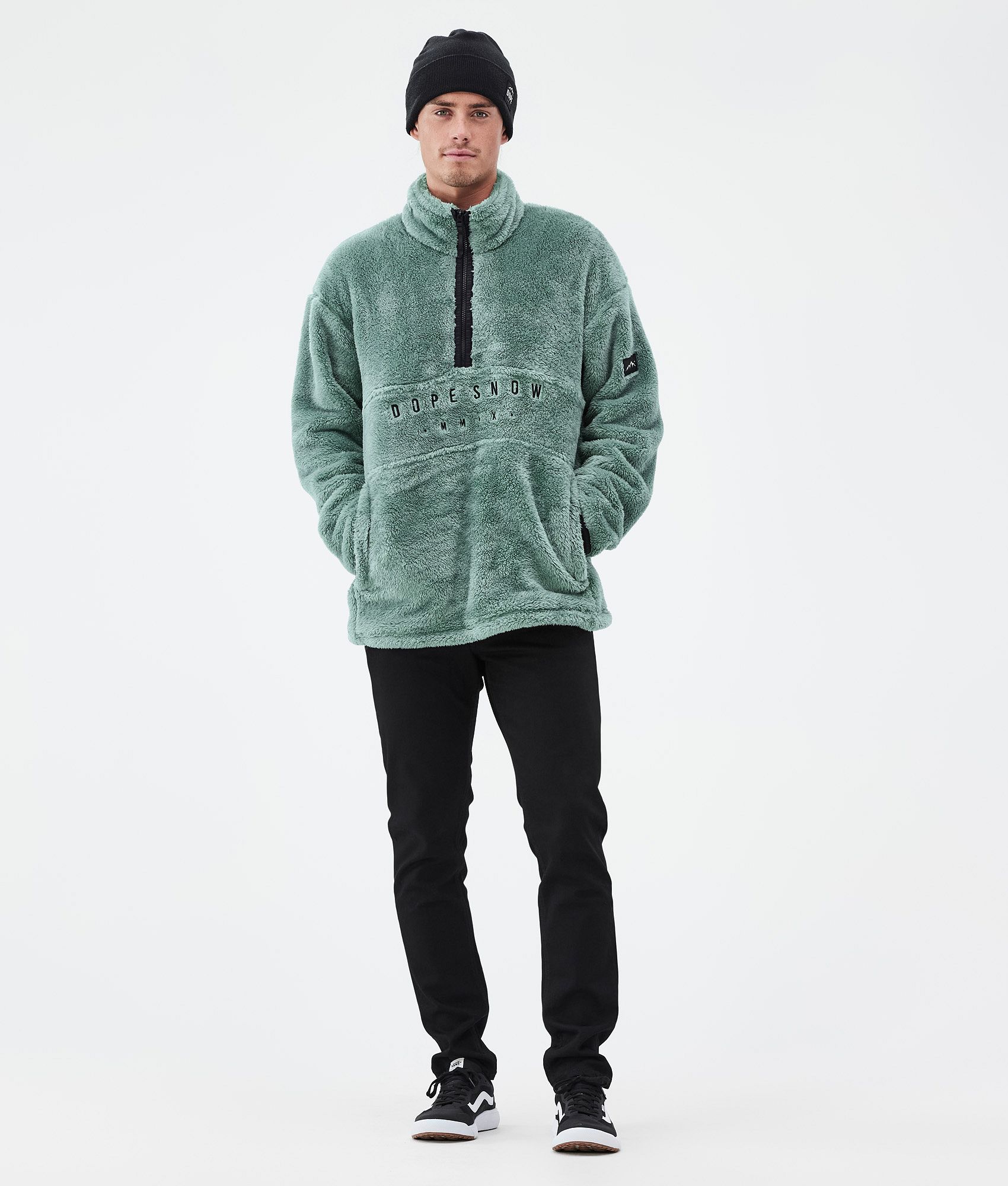 Dope Pile Felpa Pile Uomo Faded Green Verde Dopesnow