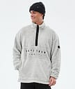 Pile Fleecepullover Herren Light Grey