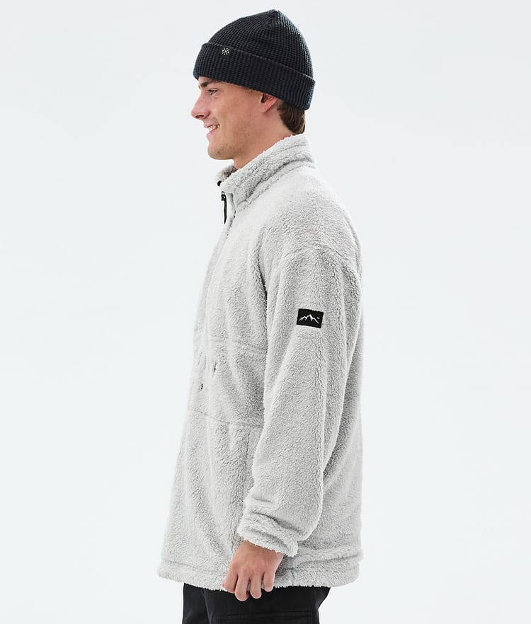 Pile Fleece Sweater Men Light Grey, Image 5 of 7
