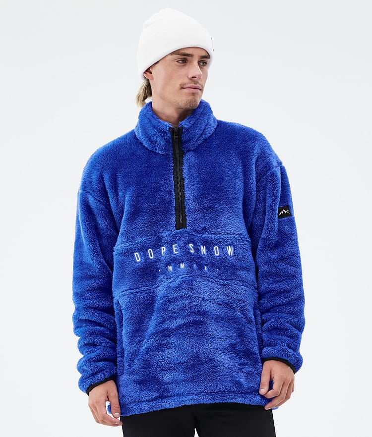 Pile Fleece Sweater Men Cobalt Blue