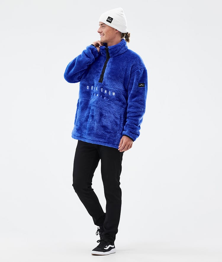 Pile Fleece Sweater Men Cobalt Blue