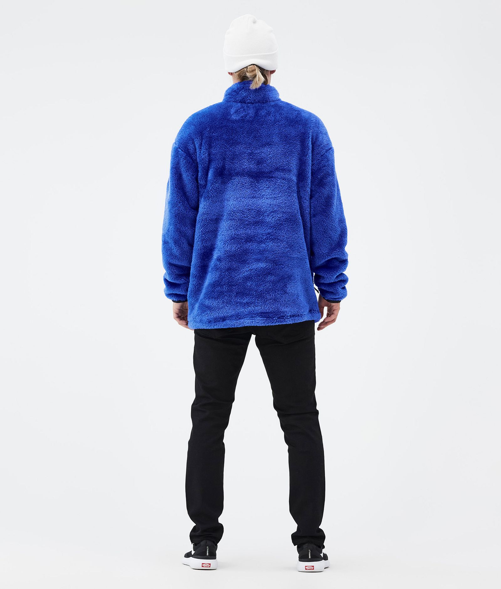 Pile Fleece Sweater Men Cobalt Blue