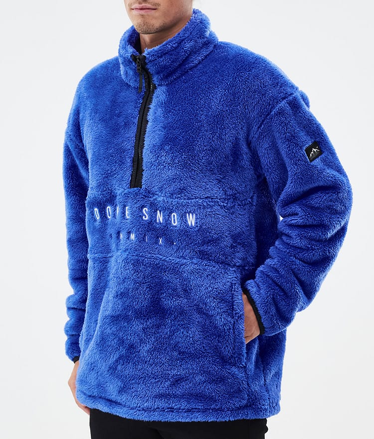 Pile Fleece Sweater Men Cobalt Blue