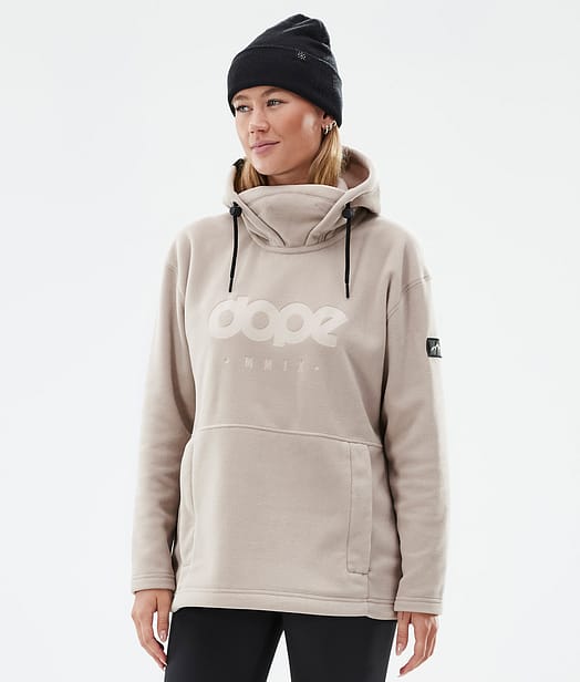 Cozy II W Pile con Cappuccio Donna Sand