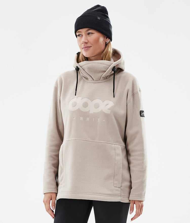 Cozy II W Fleece-hoodie Dame Sand Renewed, Billede 1 af 7