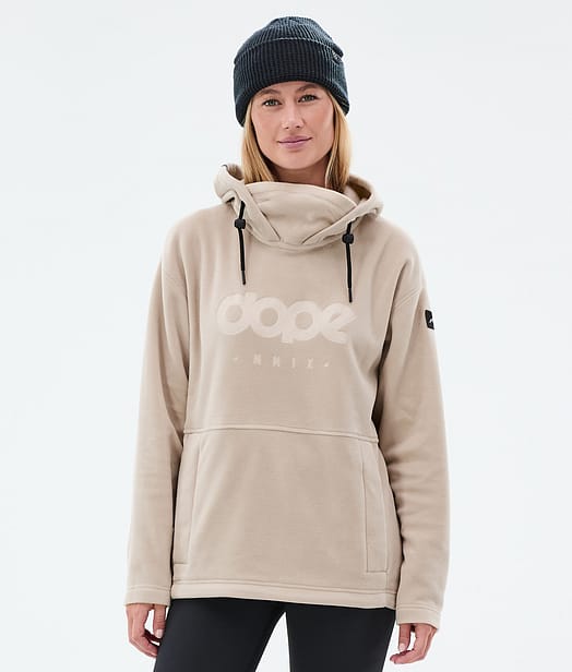 Cozy II W Fleece Hoodie Damen Sand