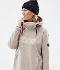 Cozy II W Fleece Hoodie Dames Sand Renewed, Afbeelding 2 van 7