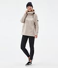 Cozy II W Pile con Cappuccio Donna Sand, Immagine 3 di 7