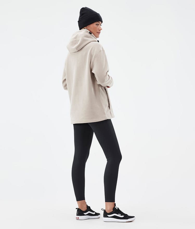 Cozy II W Fleece Hoodie Damen Sand