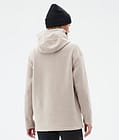 Cozy II W Fleece Hoodie Dames Sand Renewed, Afbeelding 6 van 7