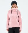 Cozy II W Fleecová Mikina s Kapucí Dámské Soft Pink