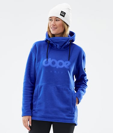 Cozy II W Pile con Cappuccio Donna Cobalt Blue