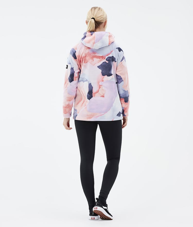 Cozy II W Fleece-hoodie Dame Blot Peach, Billede 4 af 7