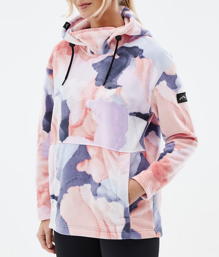 Cozy II W Fleece Hoodie Dames Blot Peach