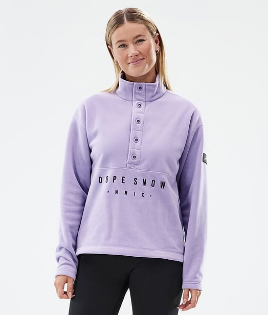 Comfy W Fleece Trui Dames Faded Violet