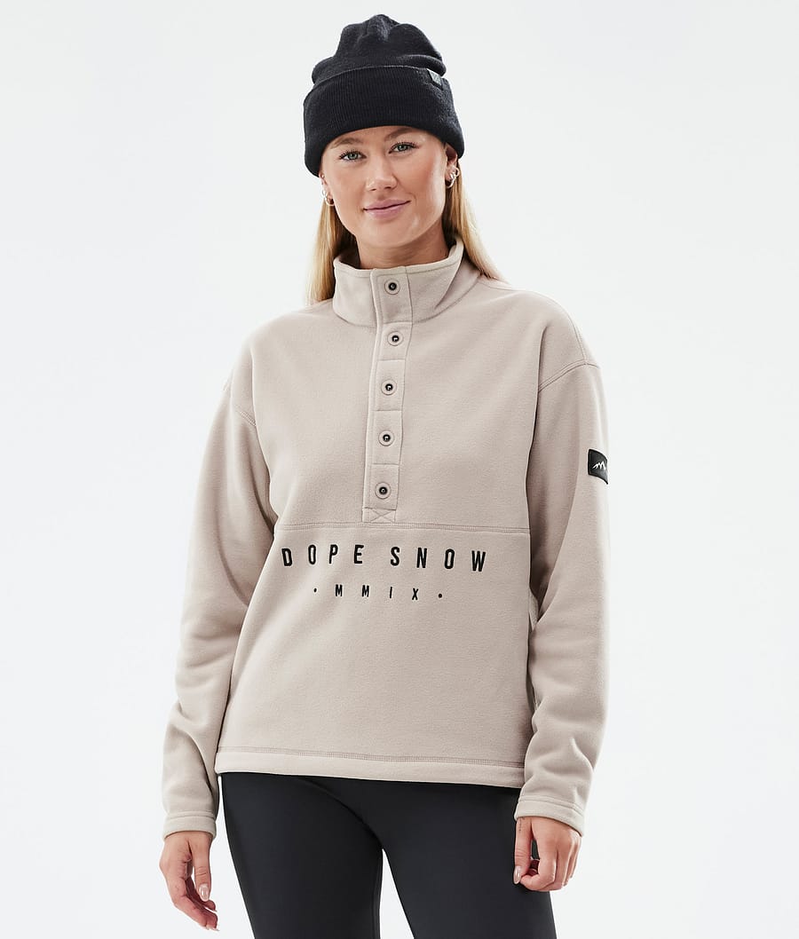 Comfy W Fleece Sweater Women Sand