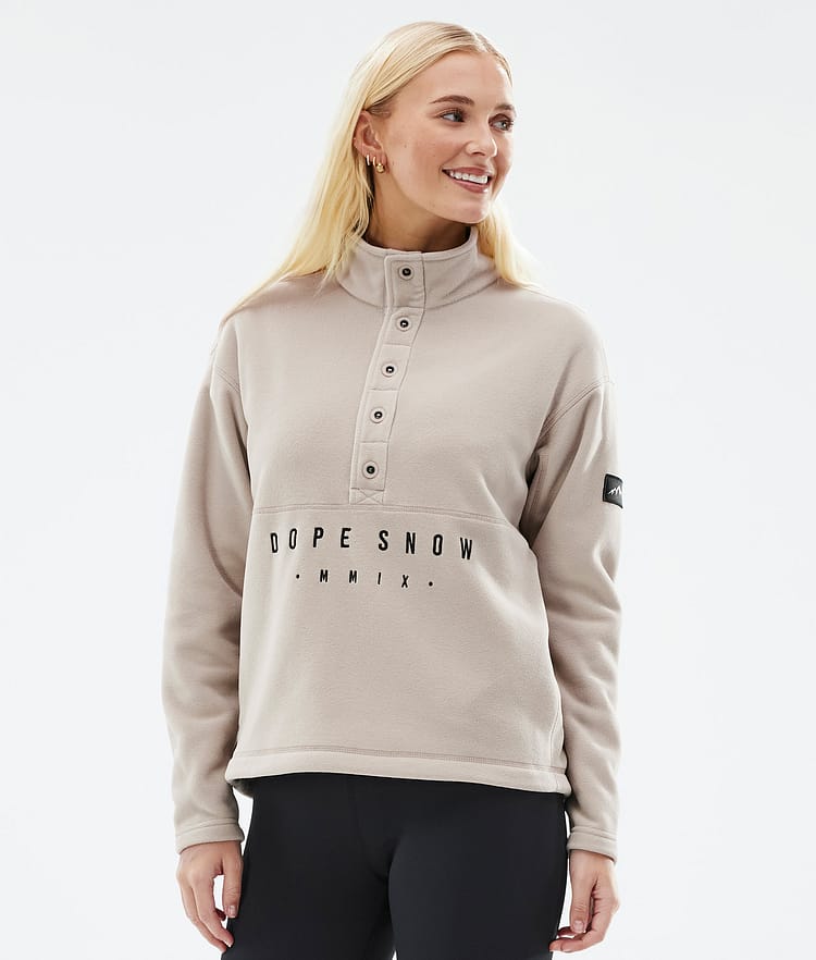 Comfy W Fleecetröja Dam Sand, Bild 1 av 6