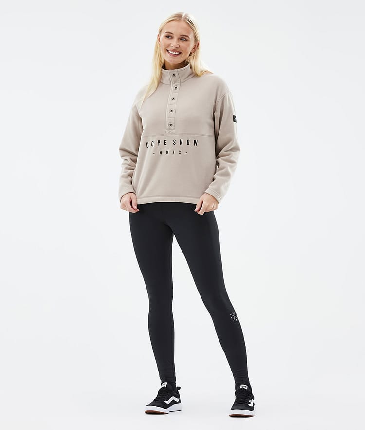 Comfy W Fleecepullover Damen Sand, Bild 3 von 6