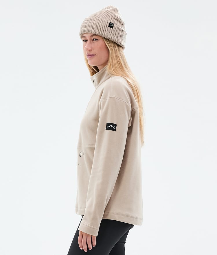 Comfy W Fleece Sweater Women Sand, Image 5 of 6
