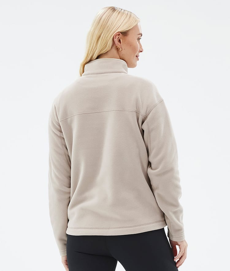 Comfy W Fleecepullover Damen Sand, Bild 6 von 6