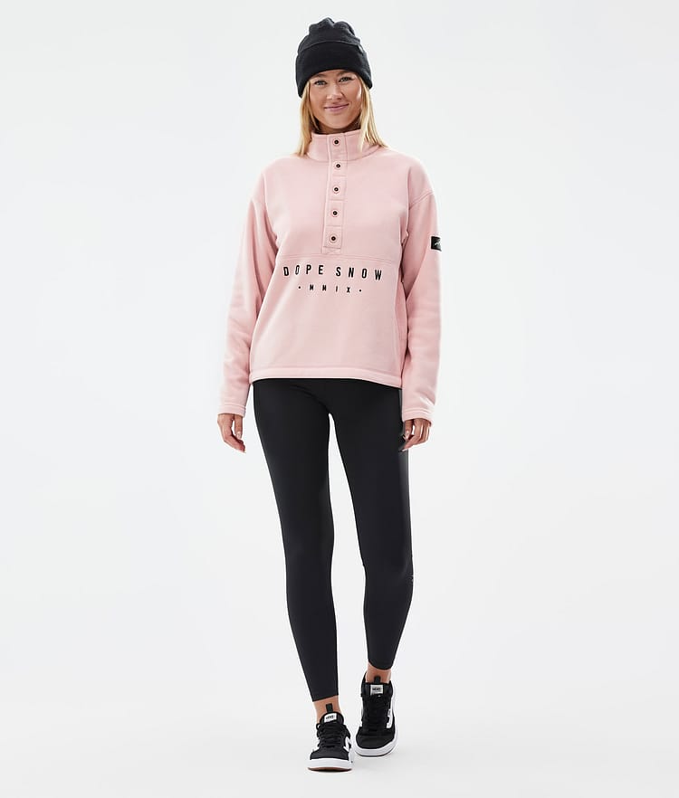 Comfy W Fleece Sweater Women Soft Pink